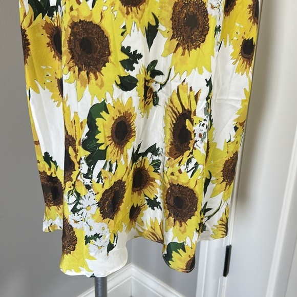 HOPE FOR FLOWERS BY TRACY REESE Silk Francoise Sleeveless Midi Dress Sz 6P - Picture 10 of 16